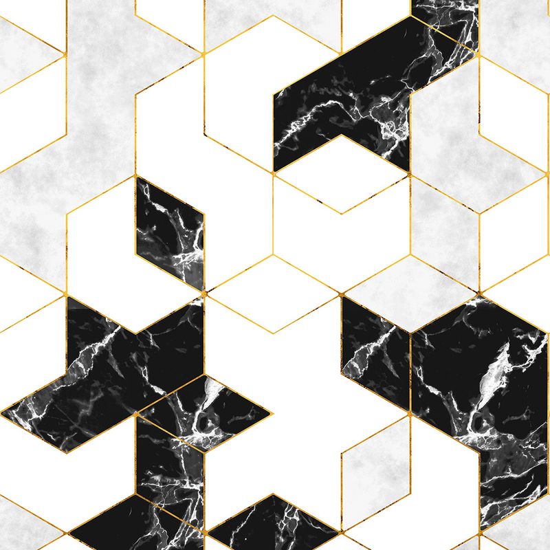 Papel-de-Parede-Vinilico-Marmore-Linhas-Douradas-Preto