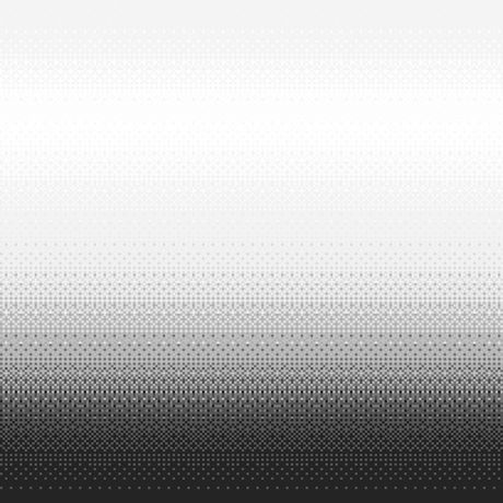 Papel de Parede Vinílico Degradê Pixel Branco e Cinza