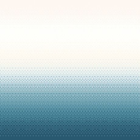 Papel de Parede Vinílico Degradê Pixel Bege e Azul