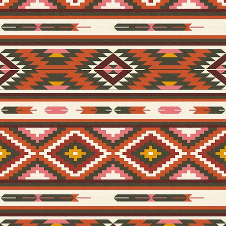 Papel de Parede Vinílico Tapeçaria Kilim Amarelo e Rosa I