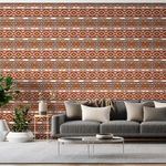 Papel-de-Parede-Vinilico-Tapecaria-Kilim-Amarelo-e-Rosa-I