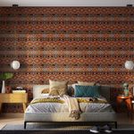 Papel-de-Parede-Vinilico-Tapecaria-Kilim-Amarelo-e-Rosa