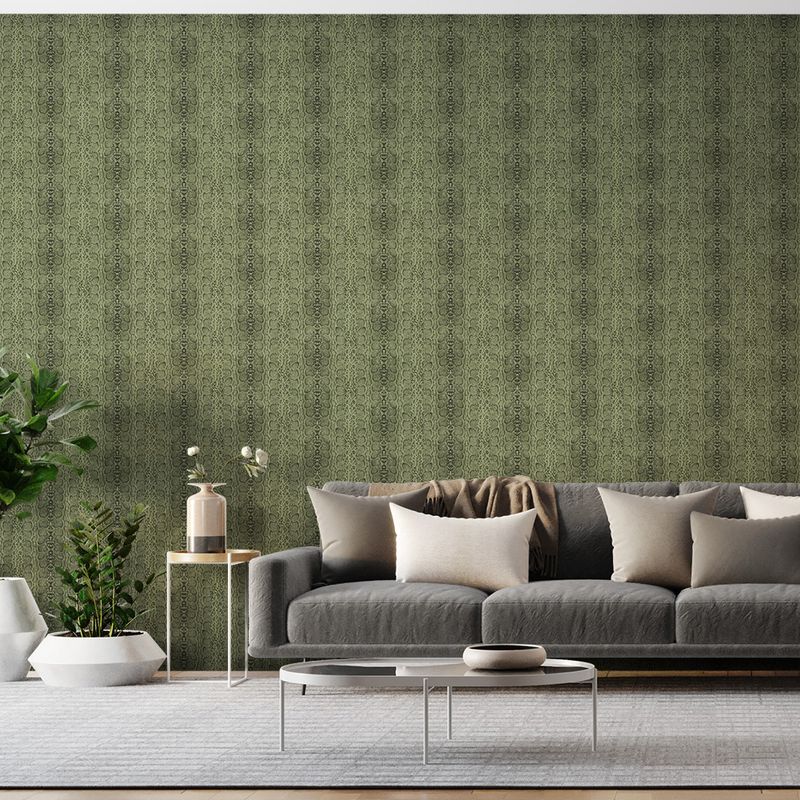 Papel-de-Parede-Vinilico-Animal-Print-Verde-e-Preto