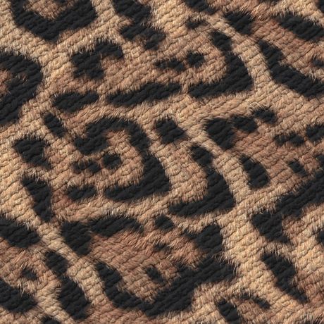 Papel de Parede Vinílico Animal Print Laranja e Preto