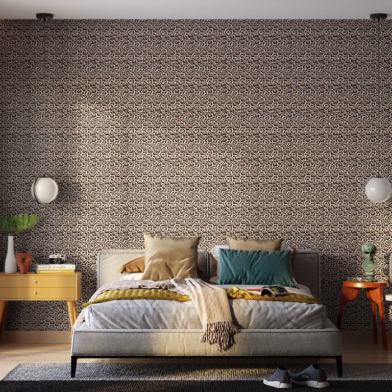 Papel-de-Parede-Vinilico-Animal-Print-Bege-e-Preto-I