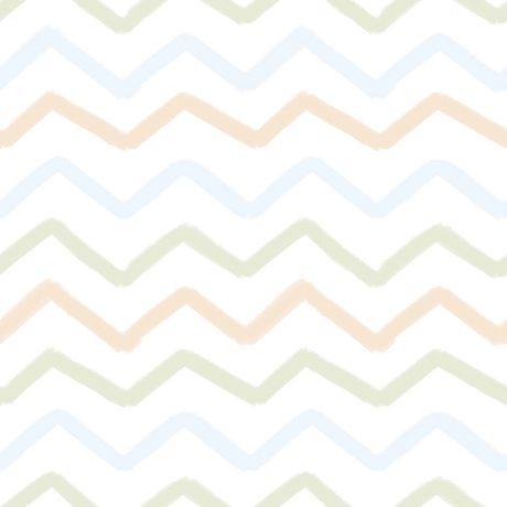 Papel de Parede Vinílico Chevron pequeno Verde e Amarelo