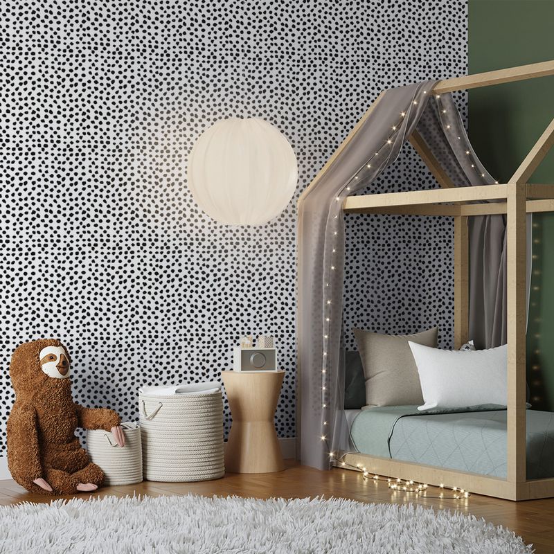 Papel-de-Parede-Vinilico-POP-Pintinhas-Preto