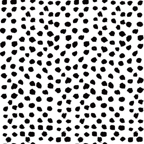 Papel de Parede Vinílico POP Pintinhas Preto