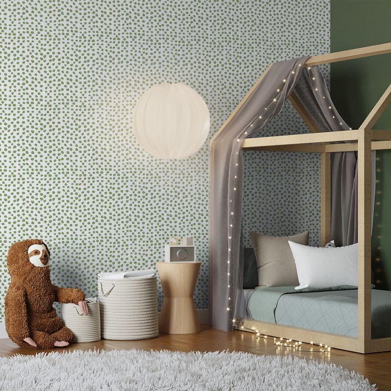 Papel-de-Parede-Vinilico-POP-Pintinhas-Verde