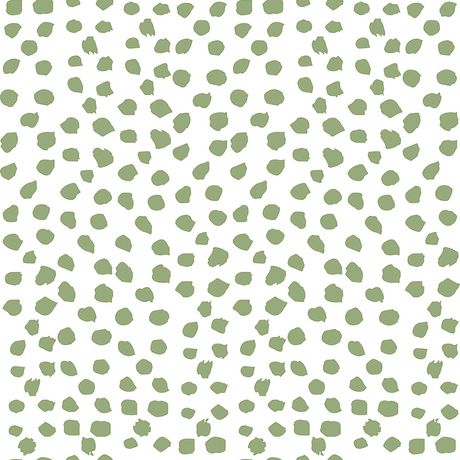 Papel de Parede Vinílico POP Pintinhas Verde