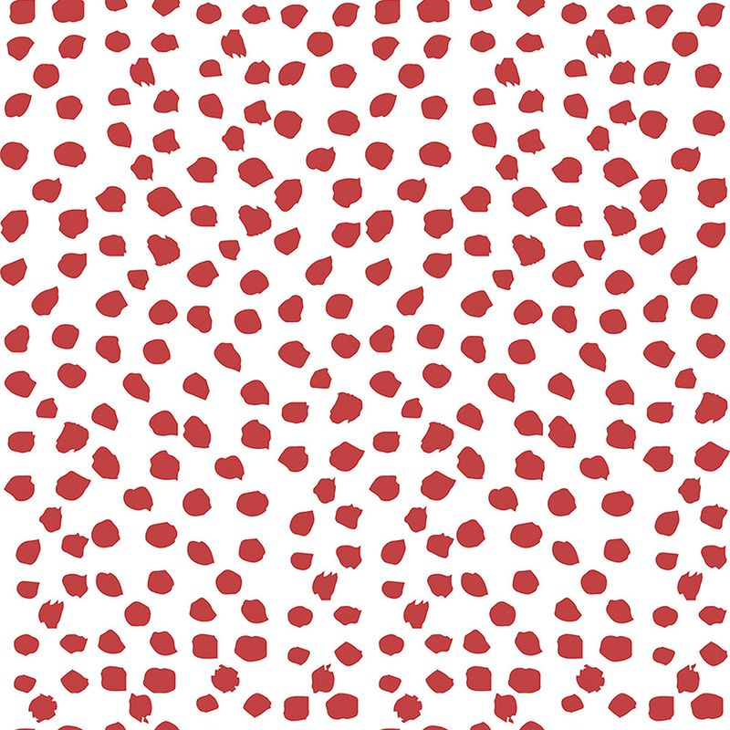 Papel-de-Parede-Vinilico-POP-Pintinhas-Vermelho