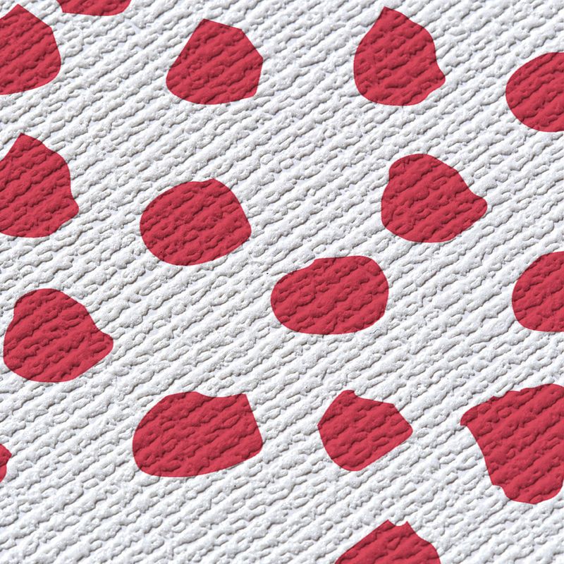 Papel-de-Parede-Vinilico-POP-Pintinhas-Vermelho
