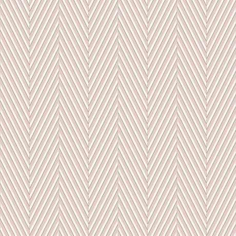 Papel de Parede Vinílico Chevron Tecido Rosa