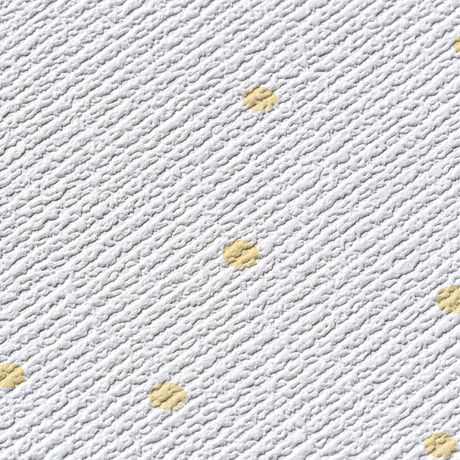 Papel de Parede Vinílico Bolinhas Emotion Amarelo