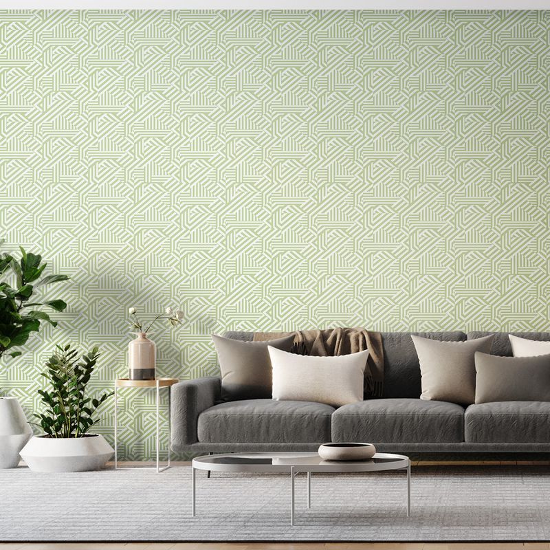 Papel-de-Parede-Vinilico-Geometrico-Linhas-Grossas-Branco-e-Verde