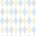 Papel-de-Parede-Vinilico-Circo-Losangos-Azul-e-Verde