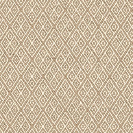 Papel de Parede Vinílico Ikat Losangos Marrom e Bege