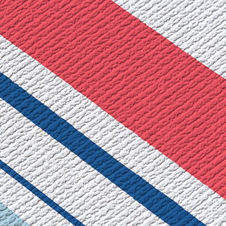 Papel de Parede Vinílico Listras Azul e Vermelho