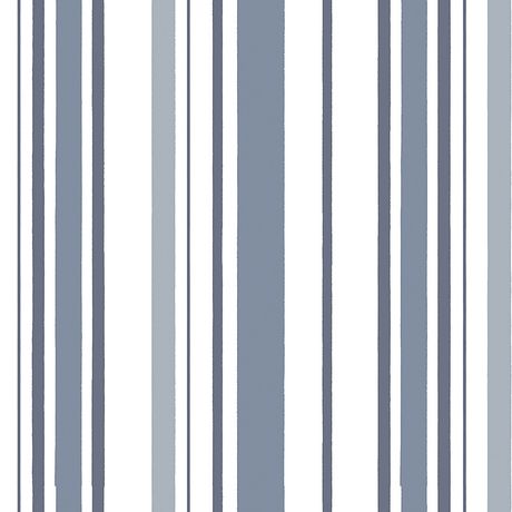 Papel de Parede Vinílico Listras Azul