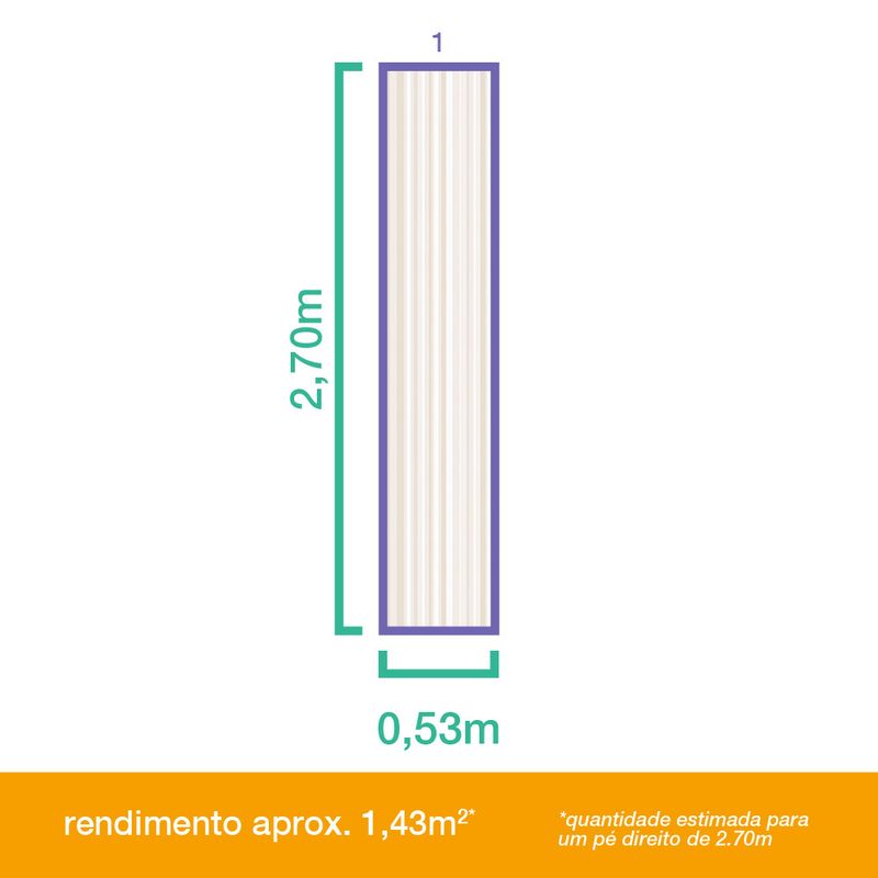 Papel de Parede Vinílico Listra Folhagens Bege - uau! bobinex