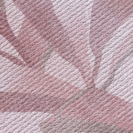 Papel de Parede Vinílico Folhagem Clássica Rosa