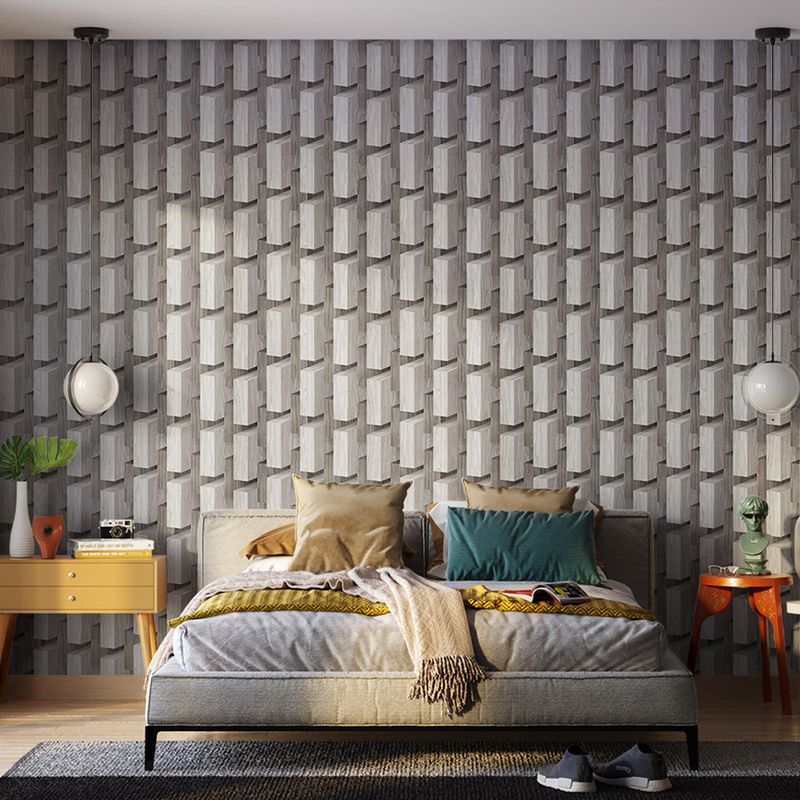 Papel-de-Parede-Vinilico-Madeira-Angular-Marrom