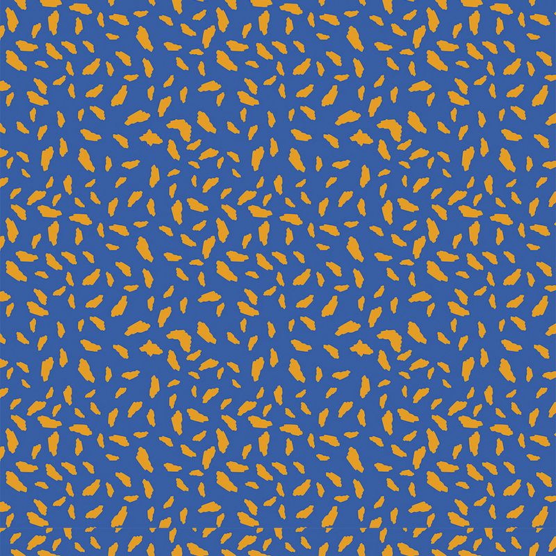 Papel-de-Parede-Vinilico-Pintinhas-Moderninhas-Azul-e-Laranja