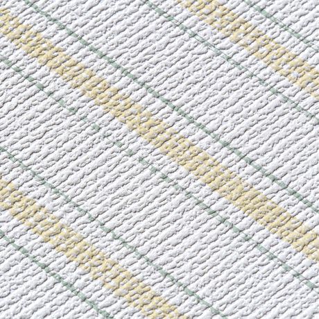 Papel de Parede Vinílico Listra Campestre Amarelo e Verde