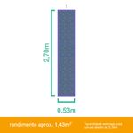 Papel-de-Parede-Vinilico-Pintinhas-Moderninhas-Azul-e-Laranja