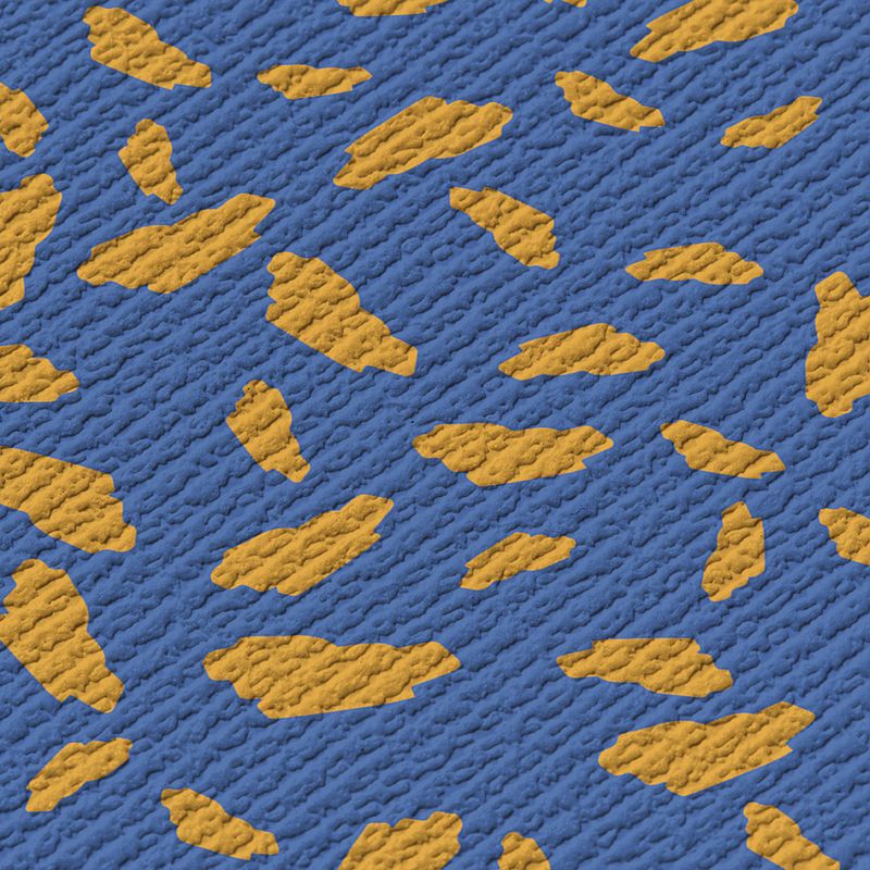 Papel-de-Parede-Vinilico-Pintinhas-Moderninhas-Azul-e-Laranja