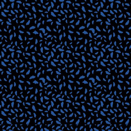 Papel de Parede Vinílico Pintinhas Moderninhas Azul e Preto