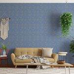 Papel-de-Parede-Vinilico-Pintinhas-Moderninhas-Azul-e-Laranja