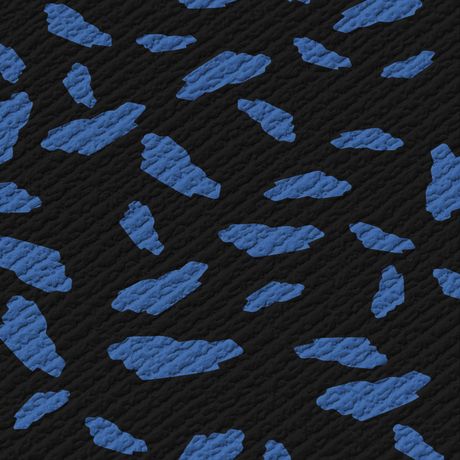 Papel de Parede Vinílico Pintinhas Moderninhas Azul e Preto