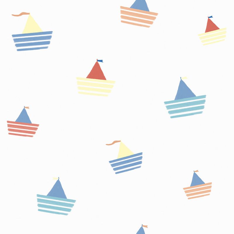 Papel-de-Parede-Vinilico-Barcos-Amarelo-e-Vermelho