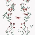 Papel-de-Parede-Vinilico-Borboletas-Vermelho-e-Verde