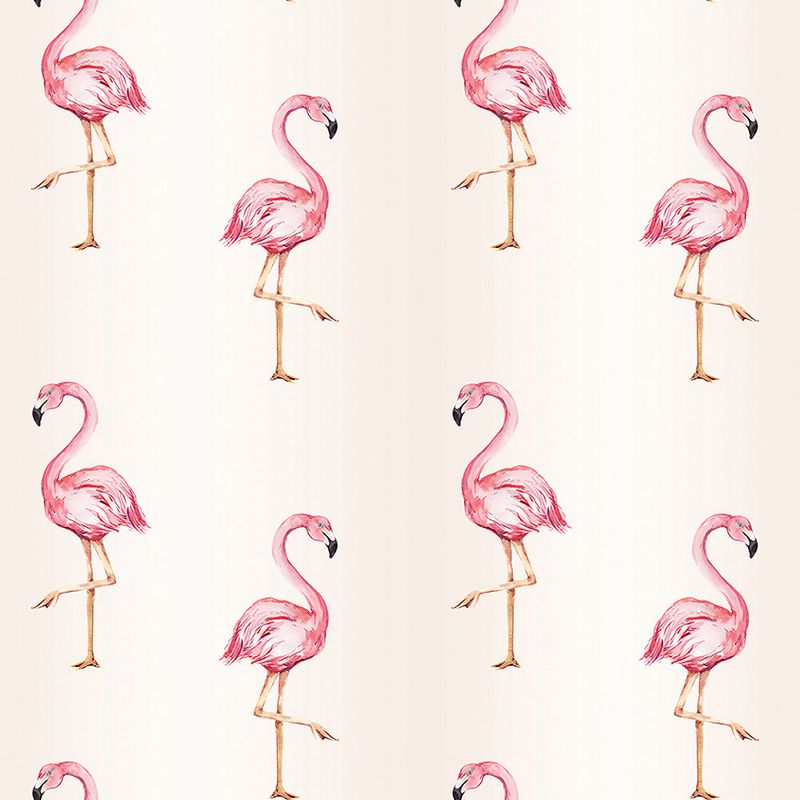 Papel-de-Parede-Vinilico-Flamingos-Bege