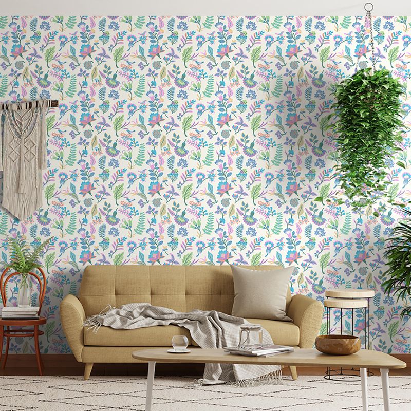 Papel-de-Parede-Vinilico-Floresta-Colorida-Rosa-e-Lilas