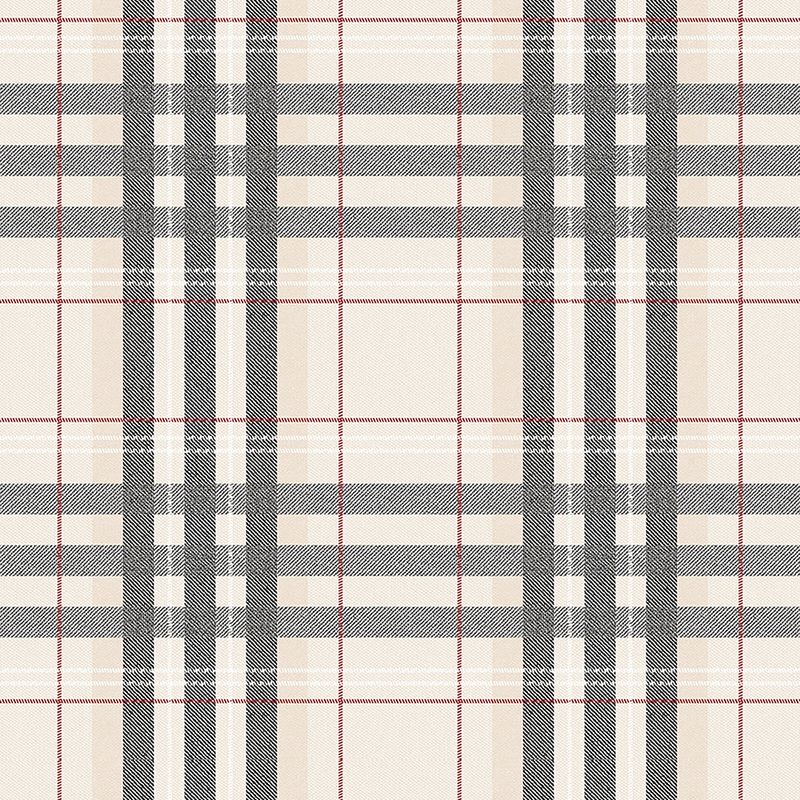 Papel de Parede Vinílico Xadrez Tartan Cinza - uau! bobinex