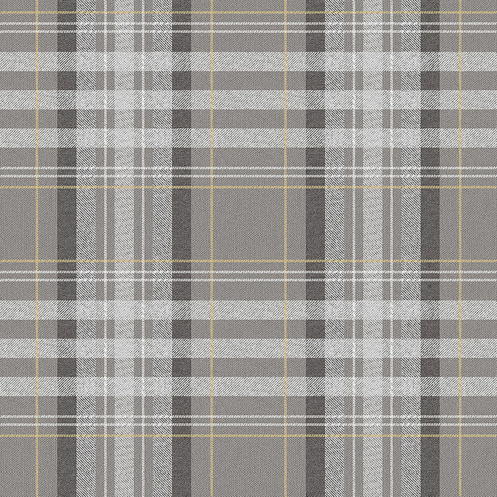 Papel de Parede Vinílico Xadrez Tartan Cinza - uau! bobinex