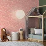 Papel-de-Parede-Vinilico-Bichos-Bacanas-Rosa-e-Branco