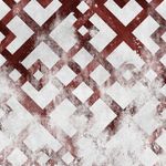 Papel-de-Parede-Vinilico-Geometrico-Desgastado-Vermelho-e-Cinza