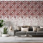 Papel-de-Parede-Vinilico-Geometrico-Desgastado-Vermelho-e-Cinza