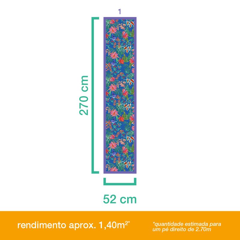 Papel-de-Parede-Vinilico-Tropicana-Floral-Azul-e-Rosa