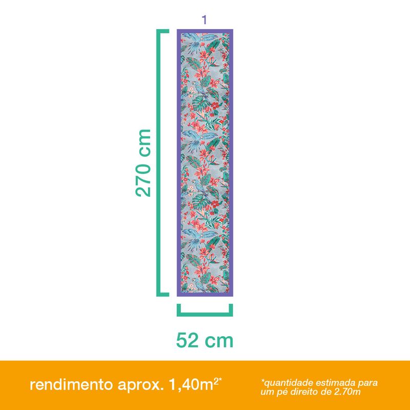 Papel-de-Parede-Vinilico-Flor-de-Arara-Cinza-e-Azul