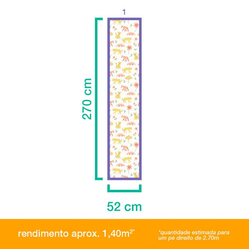 Papel-de-Parede-Vinilico-Bosque-Encantado-Branco-e-Amarelo