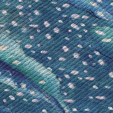 Papel de Parede Vinílico Na mata I Azul e Azul Marinho