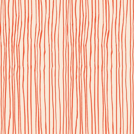 Papel de Parede Vinílico Circo Listras Vermelho e Branco
