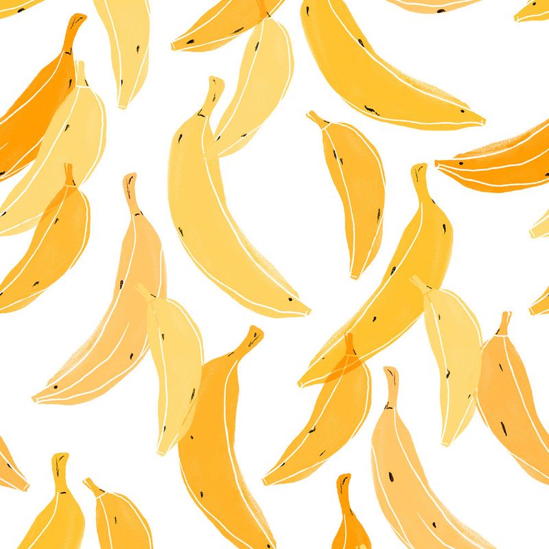 Papel-de-Parede-Vinilico-Banana-Amarelo