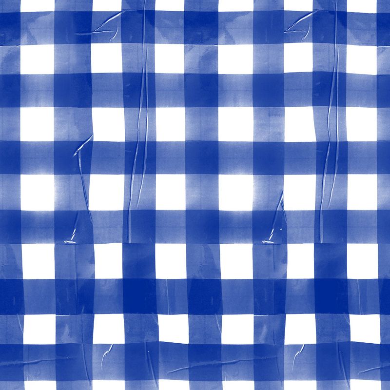 Papel de Parede Vinílico Xadrez Tartan Bege e Azul - uau! bobinex