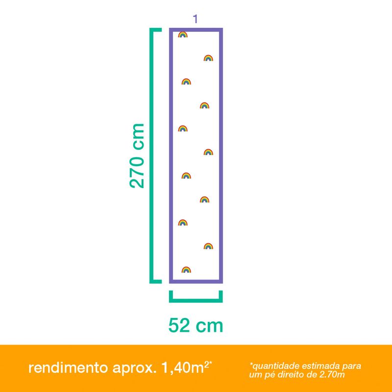 Papel-de-Parede-Vinilico-Arco-Iris-Vermelho-e-Verde